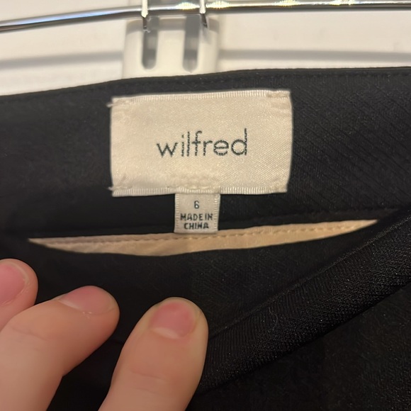 Wilfred Black High Waist Bootcut Pants Size 6 - Picture 2 of 5